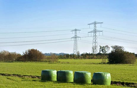 Riesjard Schropp: hoogspanning landschap ijsselmuiden 1