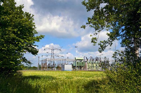 Riesjard Schropp: hoogspanning station Langerak