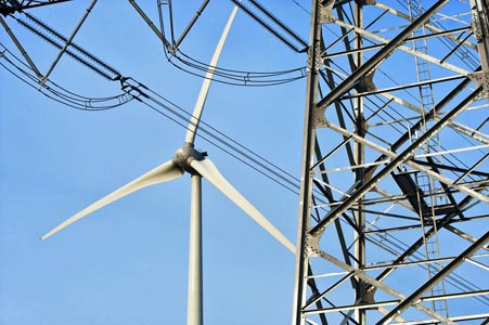 Riesjard Schropp: hoogspanning wind Eemshaven